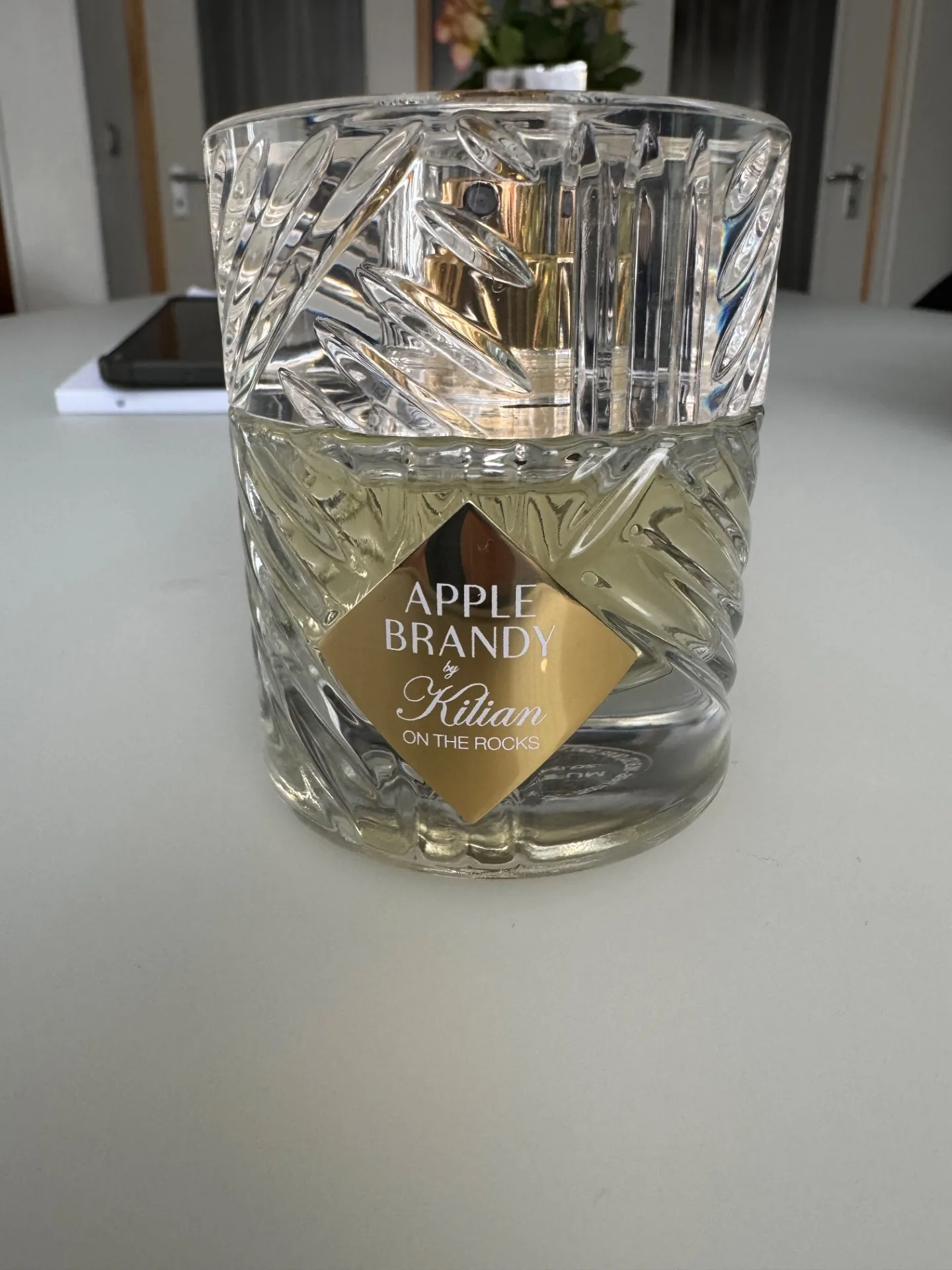 Apple Brandy on the rocks